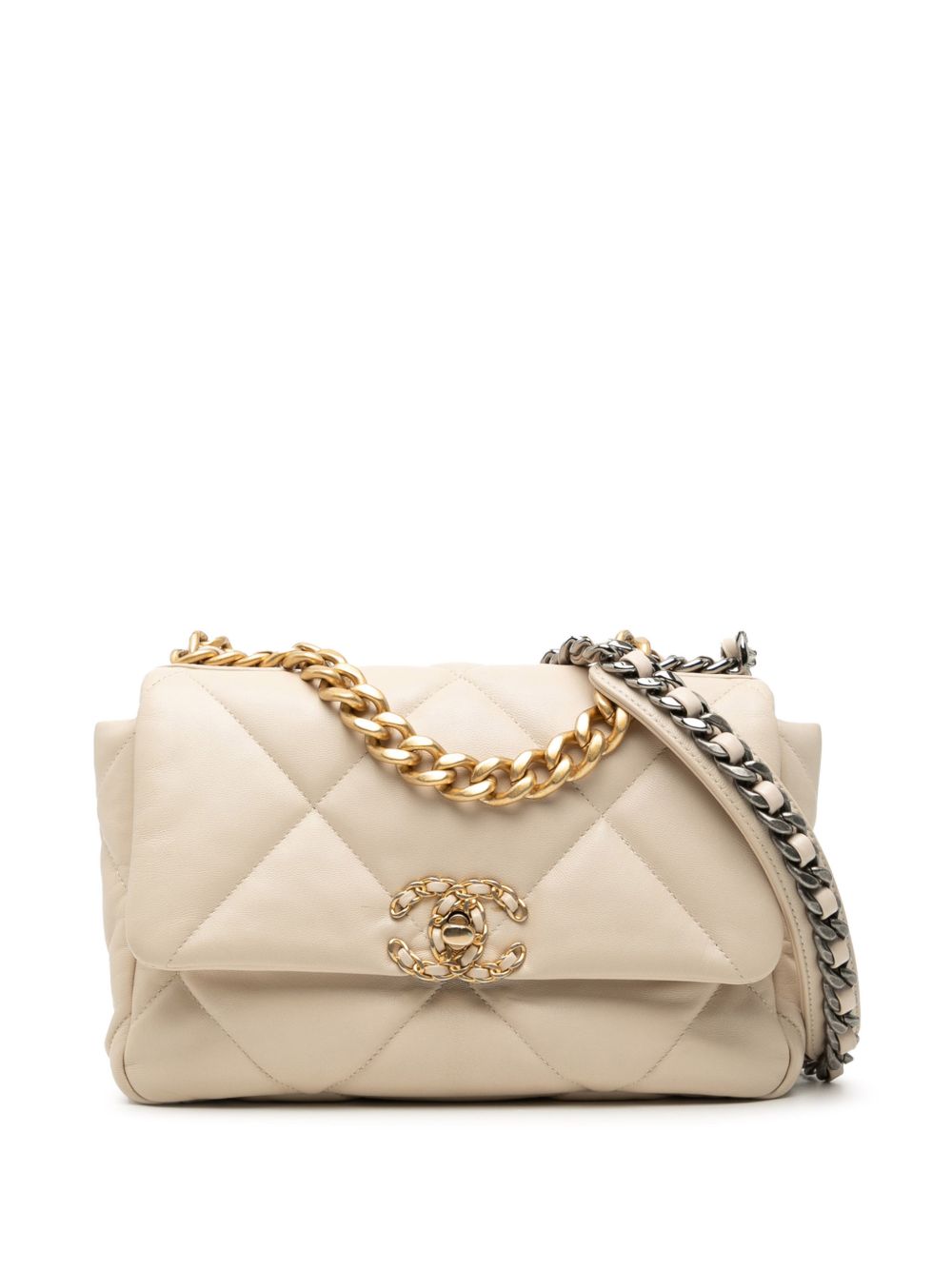 2020 Medium Lambskin 19 Flap satchel