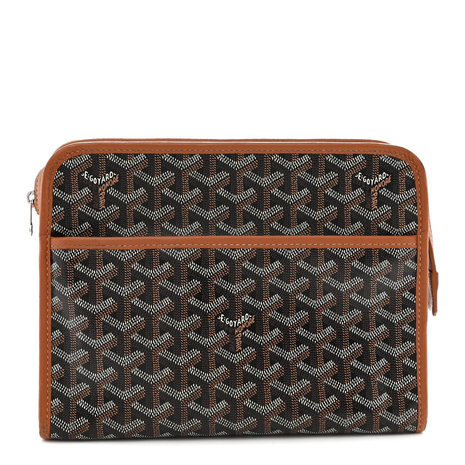 Goyard Goyardine Jouvence MM Toiletry Pouch Black Gold