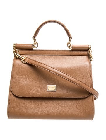 Leather Top Handle Bag