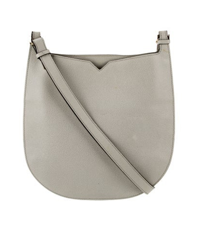 Valextra Leather Messenger Bag