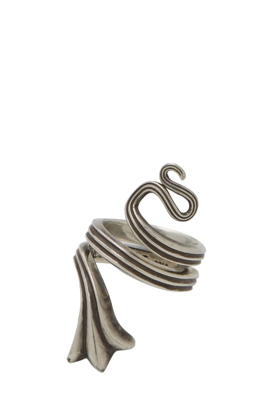 Chrome Hearts Sterling Silver Snake Ring