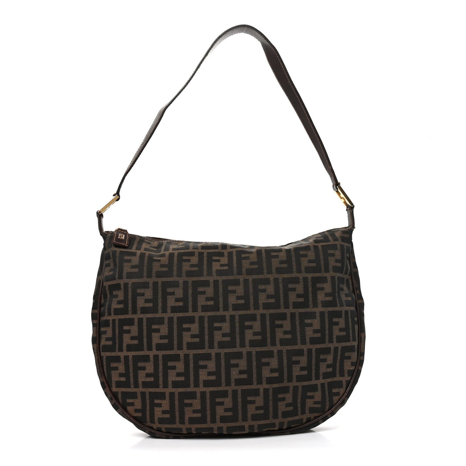 Fendi Zucca Shoulder Bag Tobacco