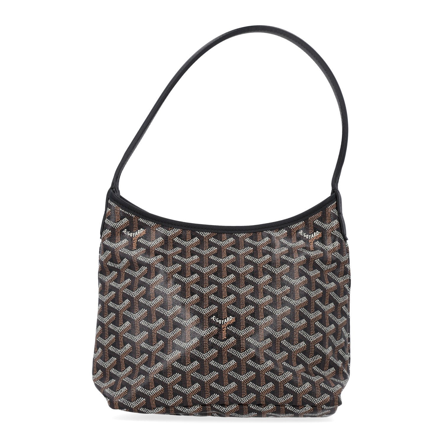 Goyard Goyard Goyardine Mini Boheme Hobo Black