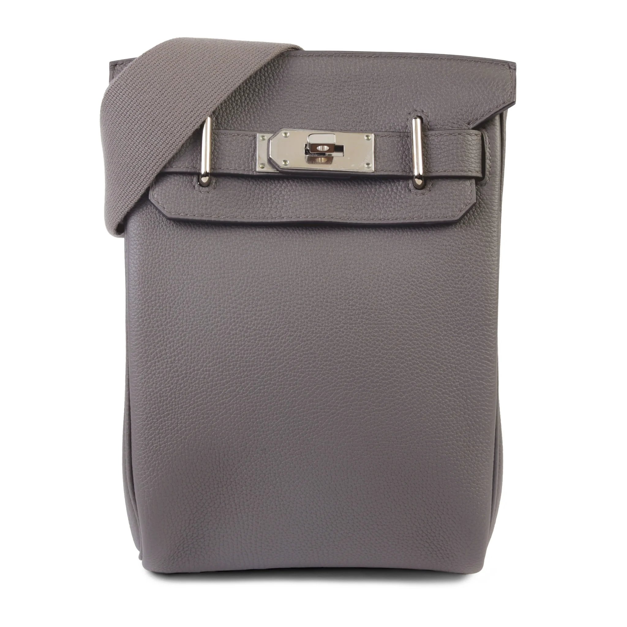 Unused ( Rank NS ) HERMÈS Hac a Dos PM Etain (8F) Togo Palladium hardware U (2022)