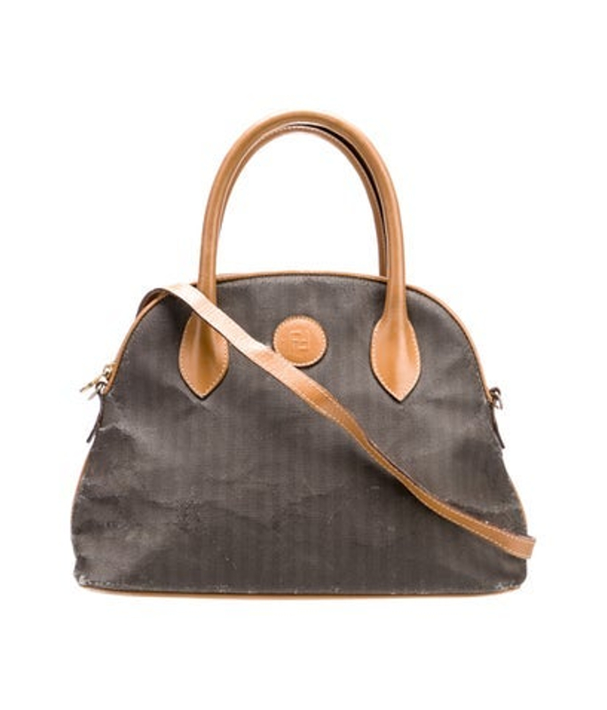 Fendi Pequin Top Handle Bag