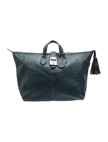 Ostrich Weekender Bag