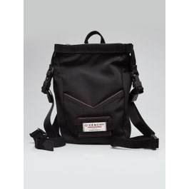 Givenchy Givenchy Black Nylon Mini Downtown Backpack Bag