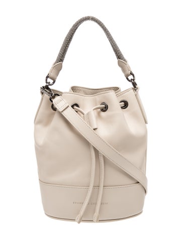 Brunello Cucinelli Leather Bucket Bag