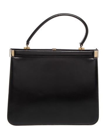 Leather Top Handle Bag