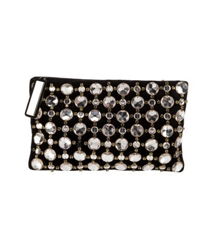 Roger Vivier Vivier Suede Clutch