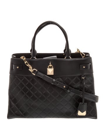 Leather Top Handle Bag w/ Tags