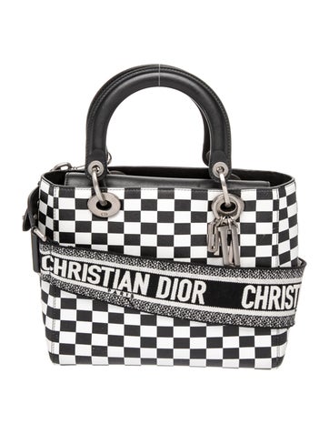 Leather Lady Dior Medium