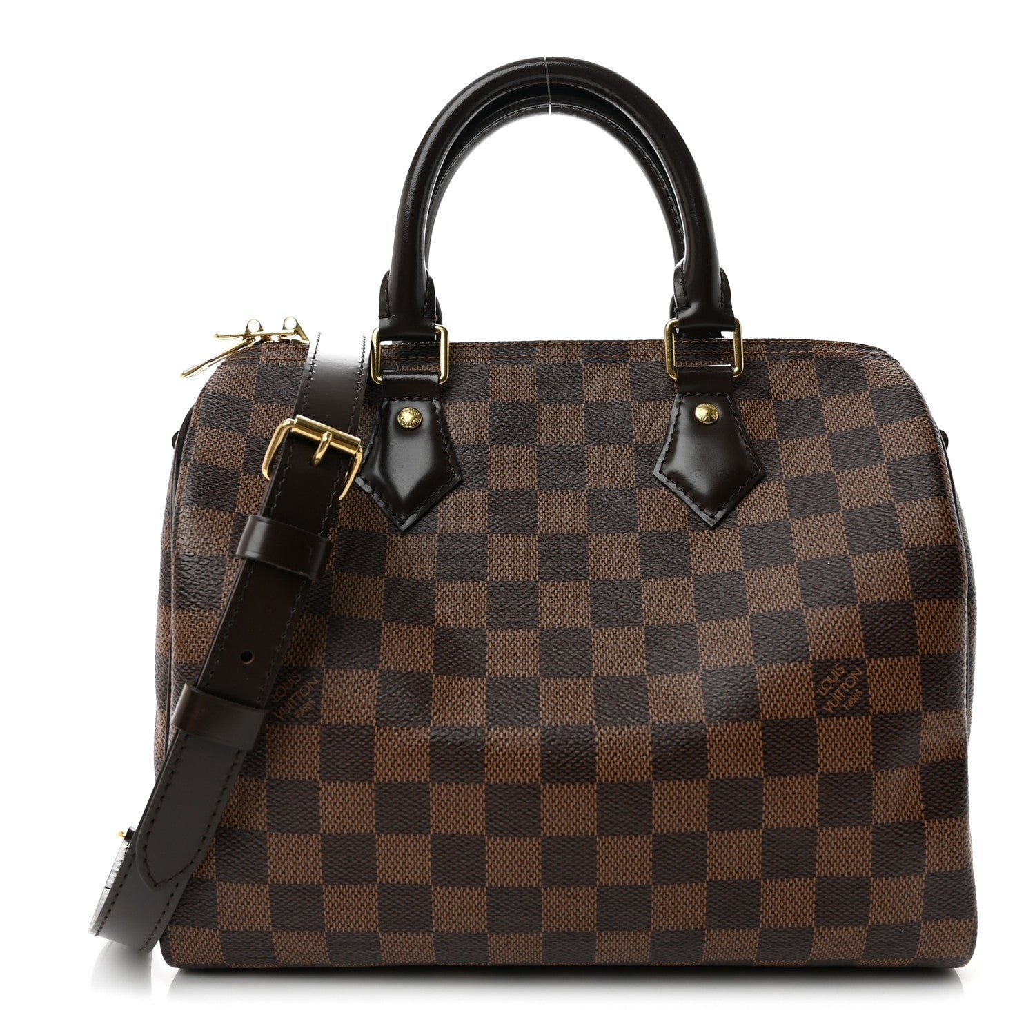 Louis Vuitton Damier Ebene Speedy Bandouliere 25