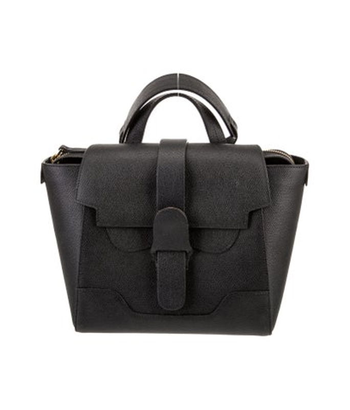 Senreve Embossed Leather Top Handle Bag