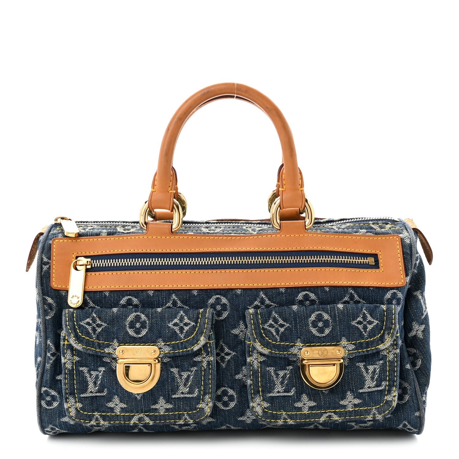 Louis Vuitton Monogram Denim Neo Speedy Blue