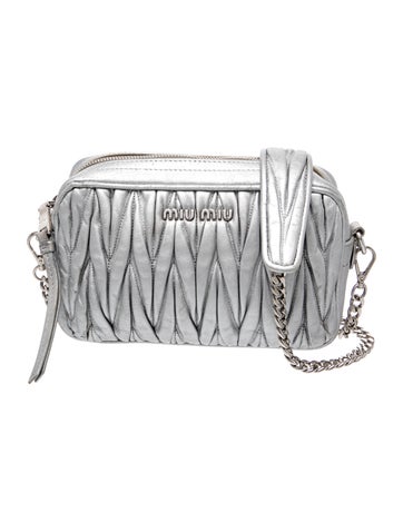 Miu Miu Leather Crossbody Bag