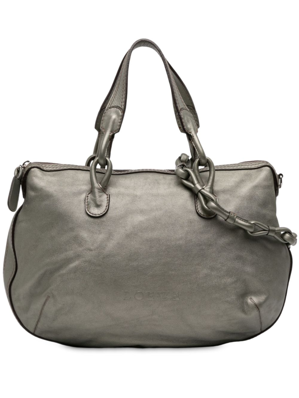 2008 Metallic Leather Fiesta satchel
