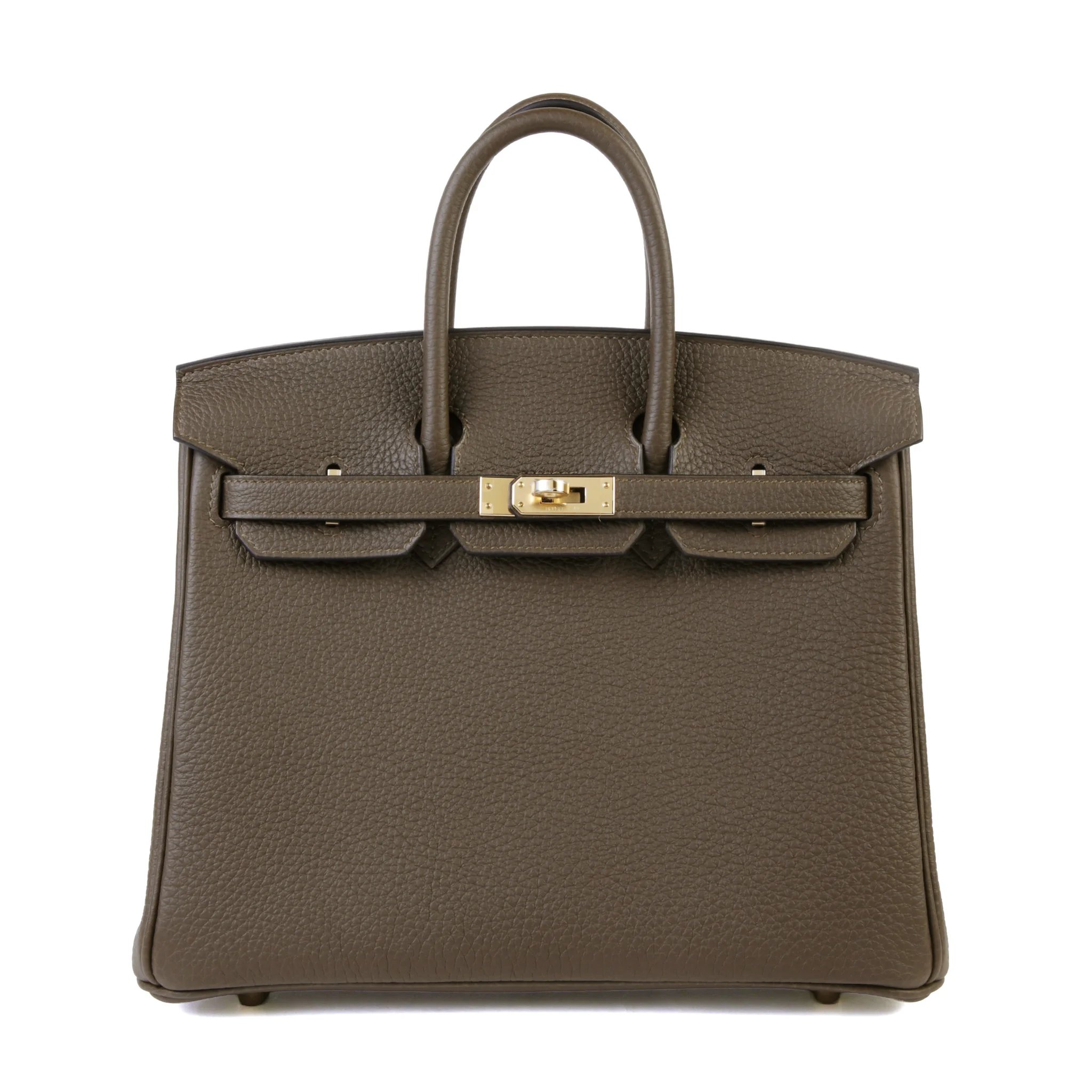 Brand New ( Rank N ) HERMÈS Birkin 25 Vert Loden (V8) Togo Permabrass hardware G (2026)