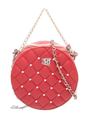 Badgley Mischka Leather Evening Bag w/ Tags