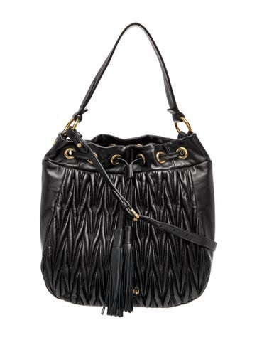 Miu Miu Leather Top Handle Bag