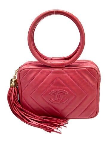 Circle Tassel Handle Bag