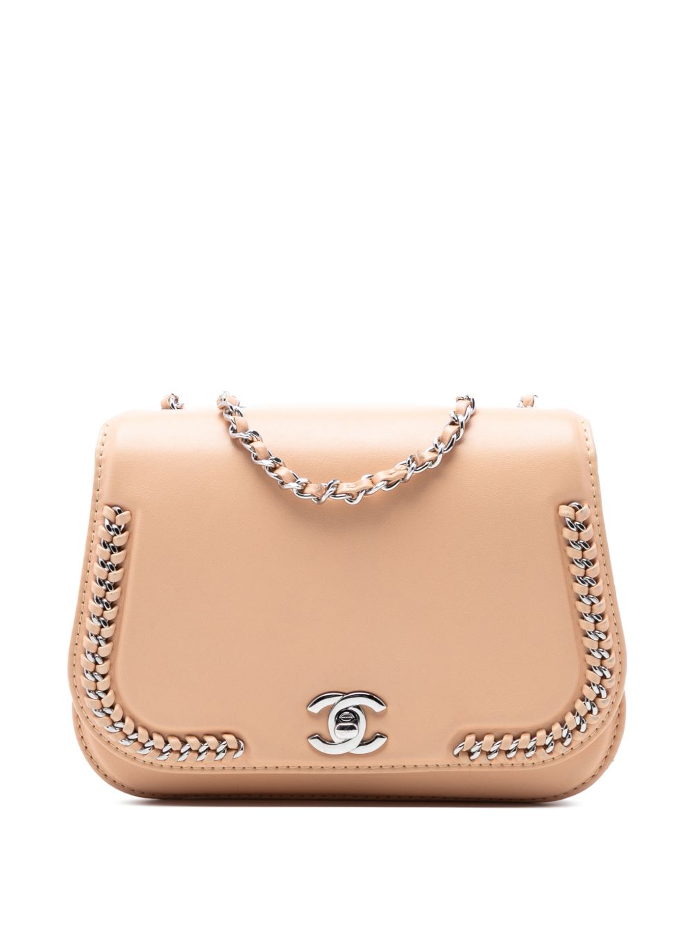 2016-2017 Small Calfskin Braided Chic Flap shoulder bag