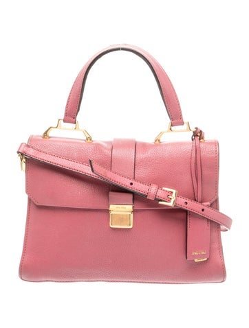 Leather Top Handle Bag