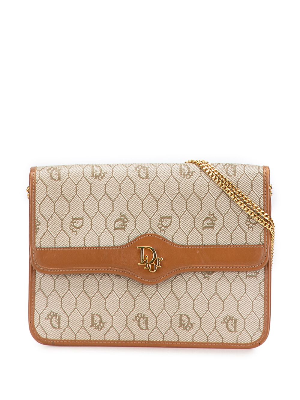 20th Century Honeycomb Coated Canvas Chain shoulder bag
