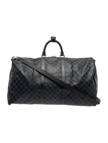 Damier Graphite Keepall Bandouliere 55