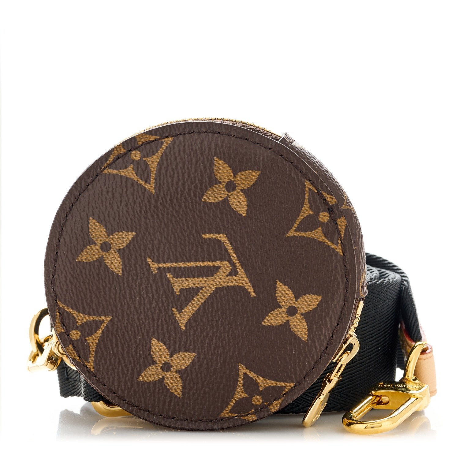 Louis Vuitton Monogram Multi Pochette Accessories Bandouliere Shoulder Strap Black