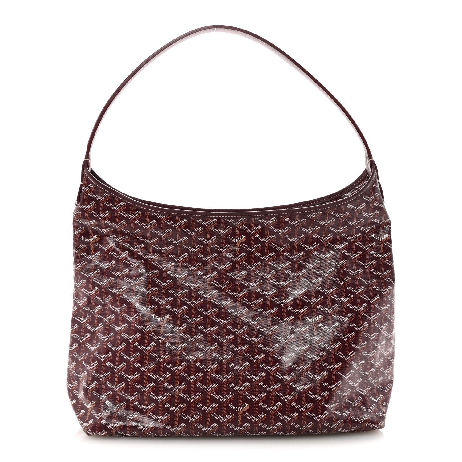 Goyard Goyardine Boheme Hobo Burgundy