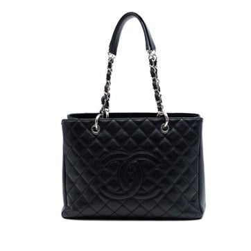 Calf Leather Caviar Grand Shopping Tote