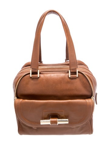 Leather Top Handle Bag