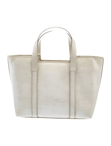 Leather Top Handle Bag