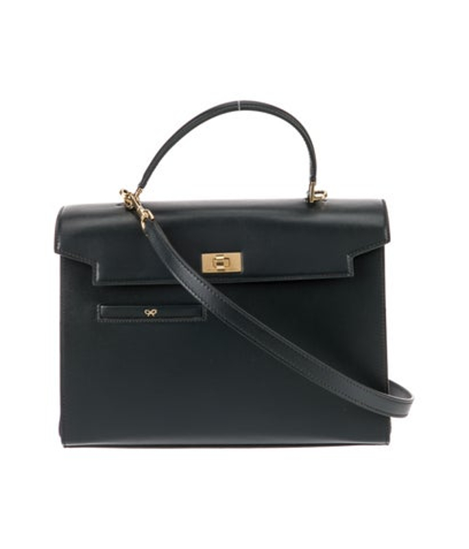 Anya Hindmarch Hindmarch Leather Top Handle Bag