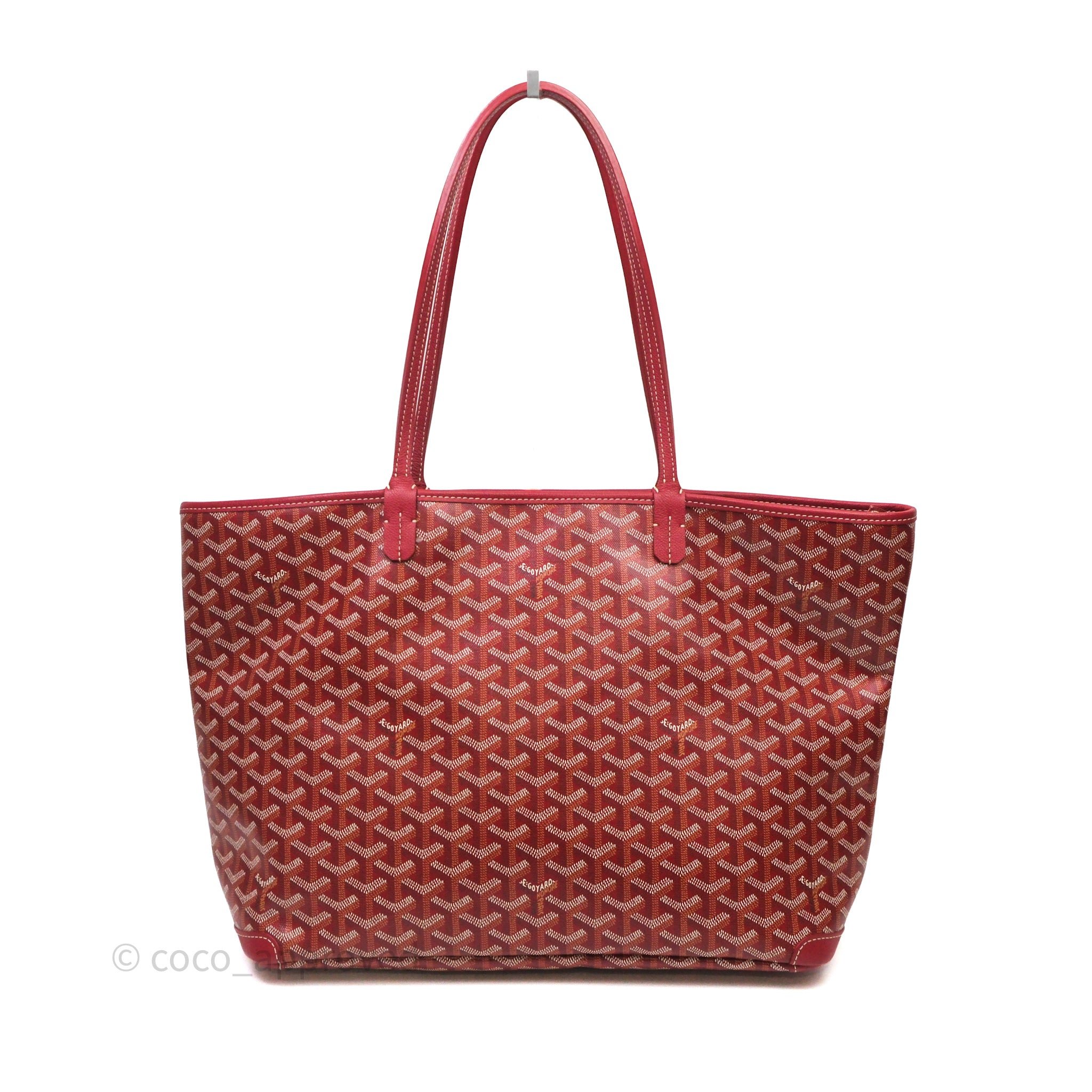 Goyard Artois Tote MM Goyardine Canvas⁣⁣⁣⁣⁣⁣⁣⁣⁣⁣⁣⁣⁣⁣⁣⁣⁣⁣⁣⁣ Red