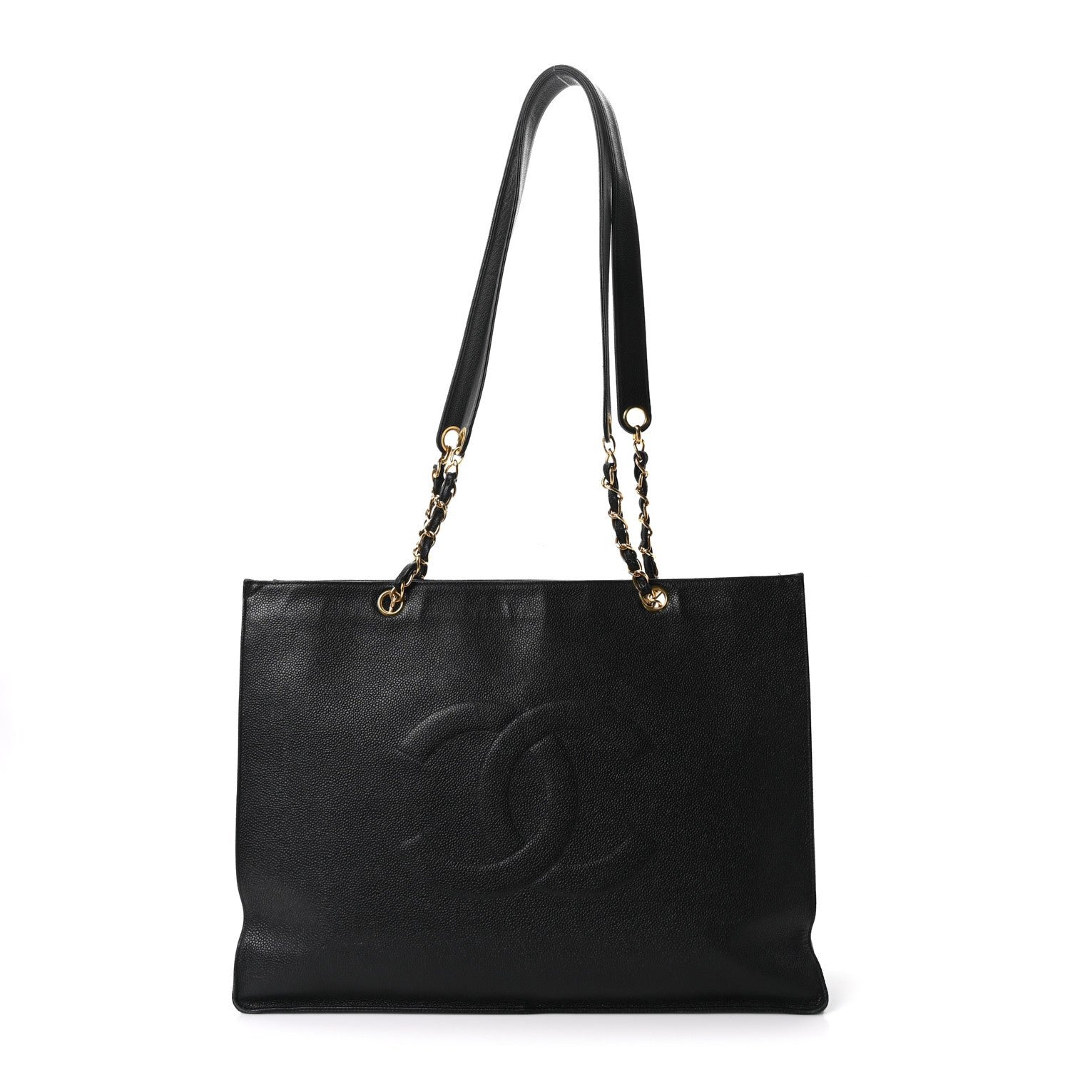 Chanel Caviar CC Tote Black