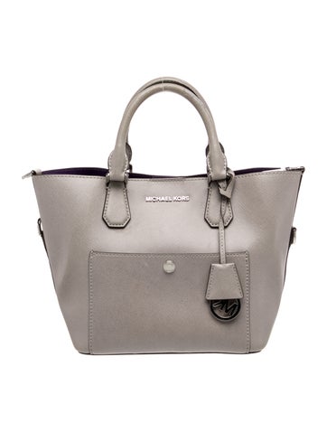 Leather Top Handle Bag