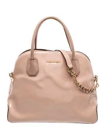 Michael Kors Patent Leather Top Handle Bag