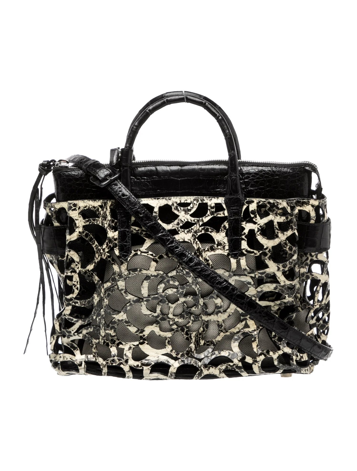 Nancy Gonzalez Leather Top Handle Bag