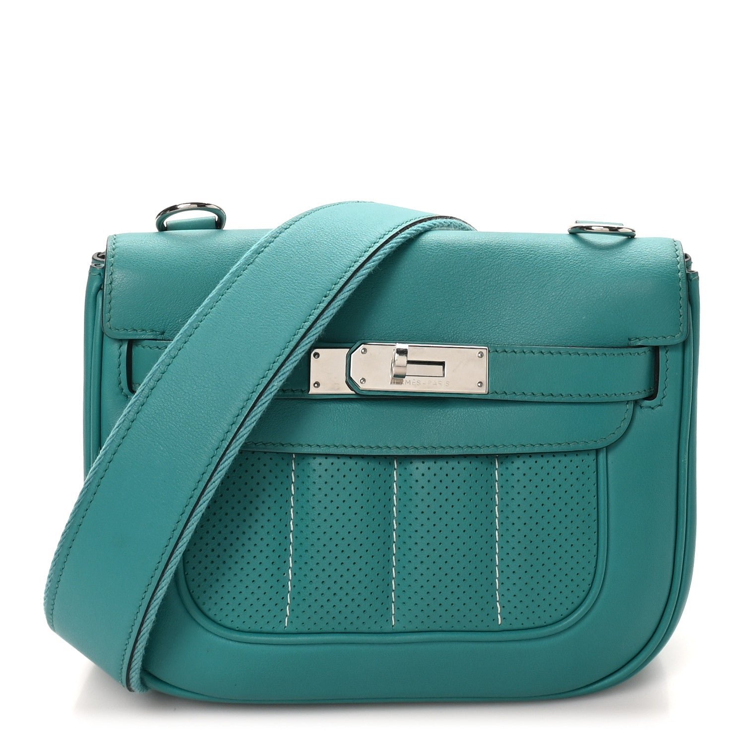 Hermes Swift Mini Sac Berline Bleu Paon