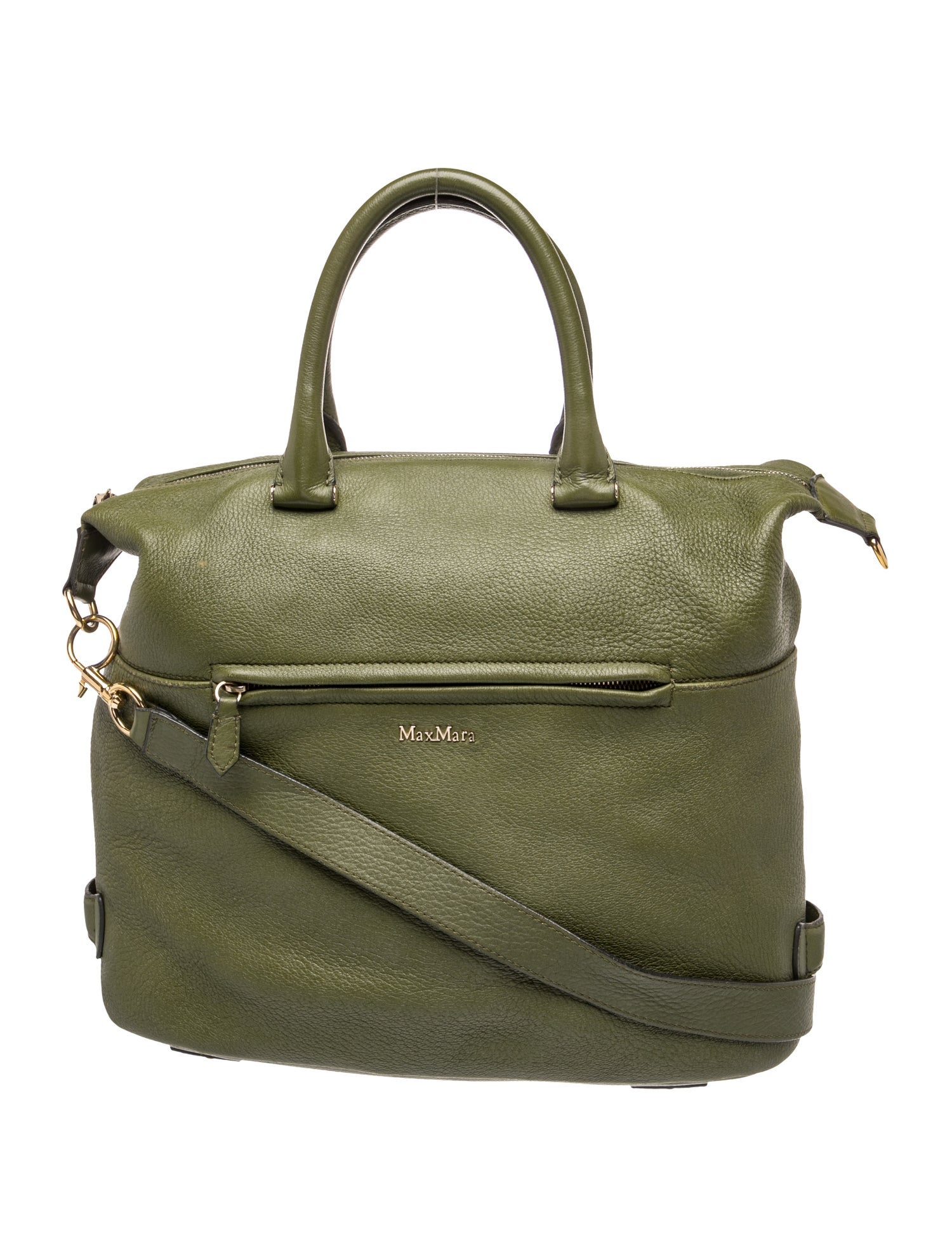 Leather Top Handle Bag