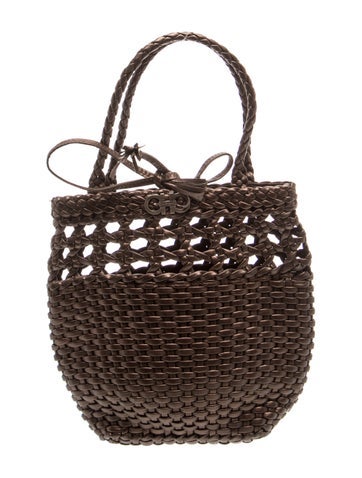 Leather Top Handle Bag