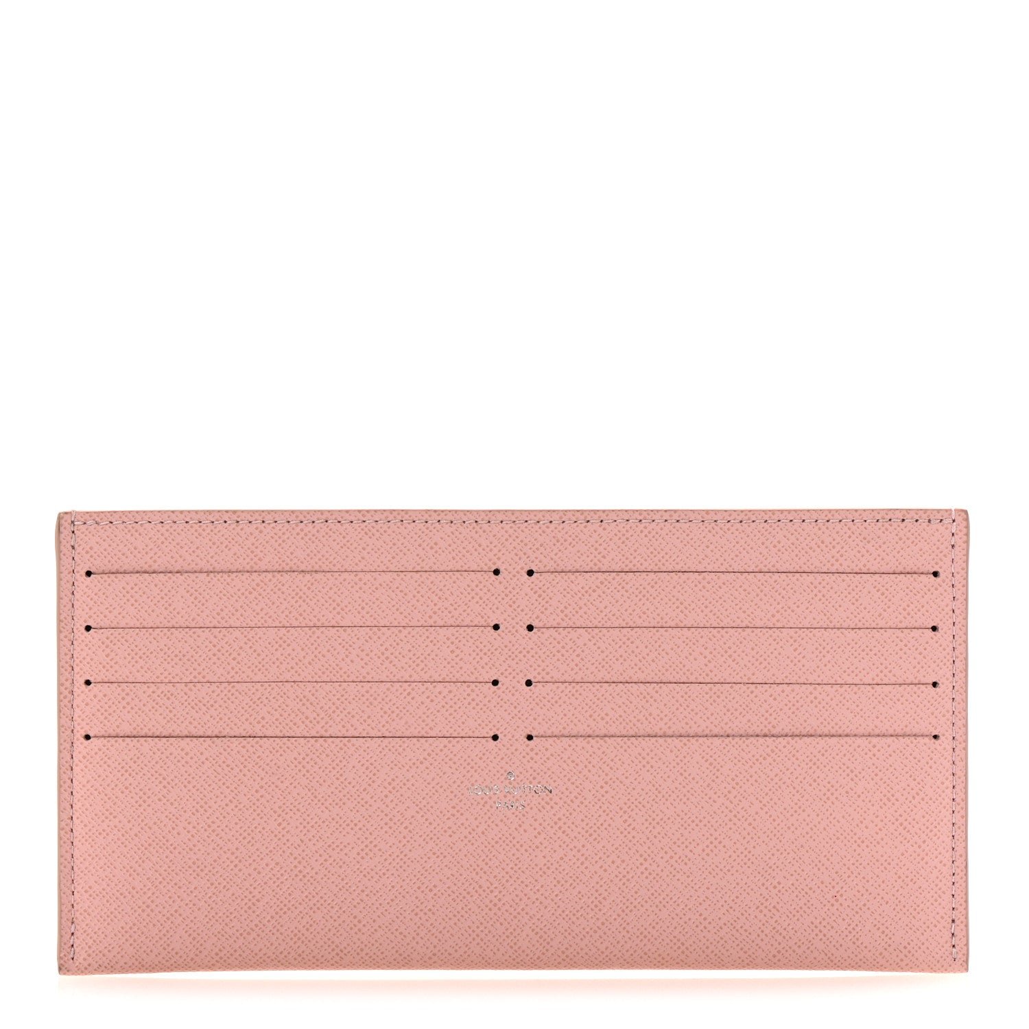 Louis Vuitton Calfskin Felicie Card Holder Insert Rose Ballerine