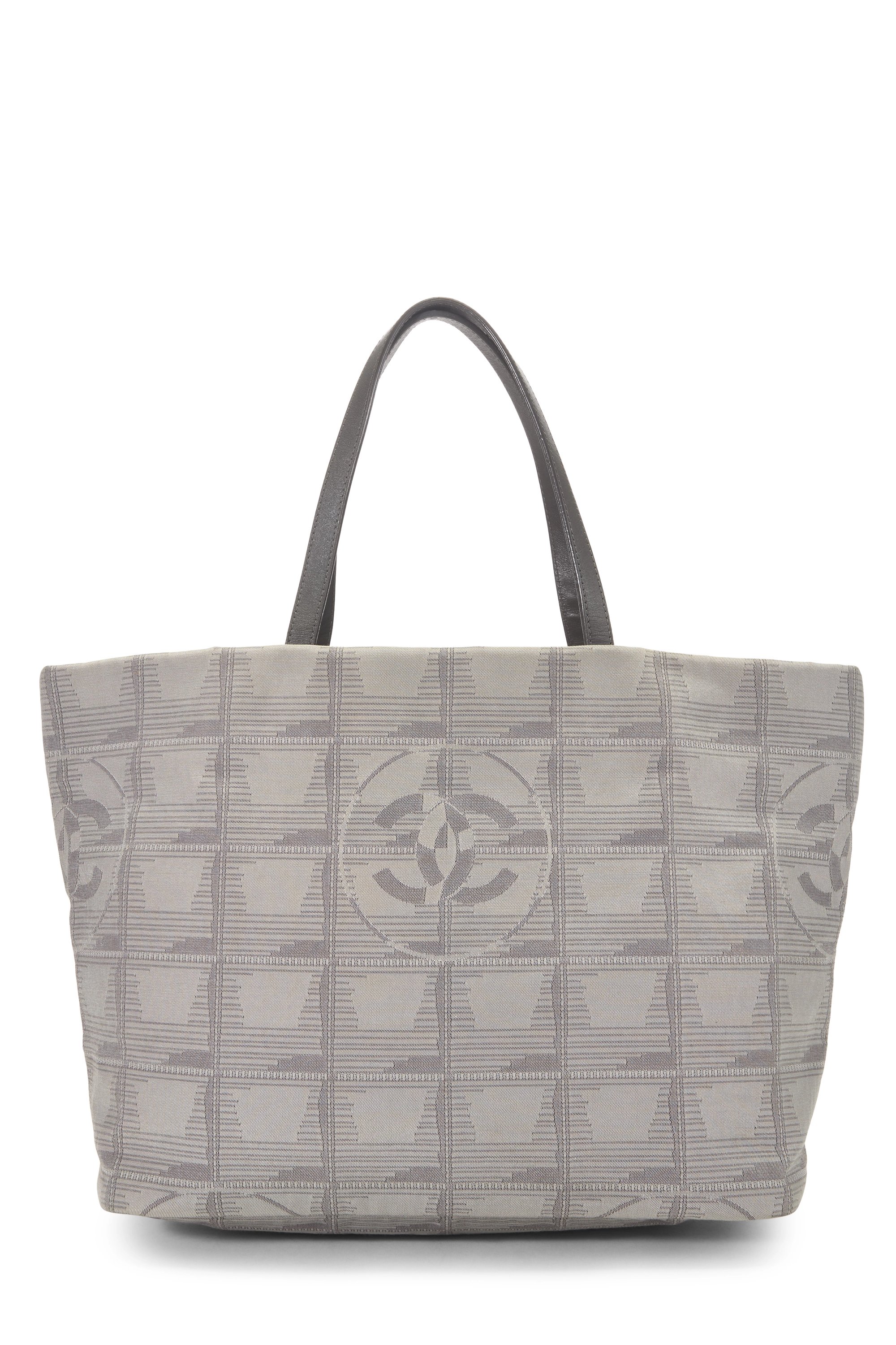 Grey Nylon Travel Line Tote