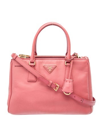 Prada Saffiano Leather Galleria Double Zip Small