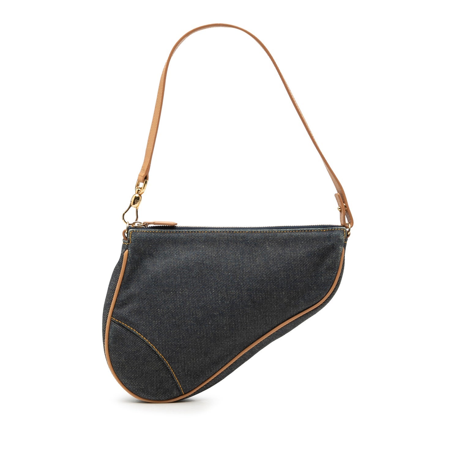 Denim Mini Denim Saddle Pochette