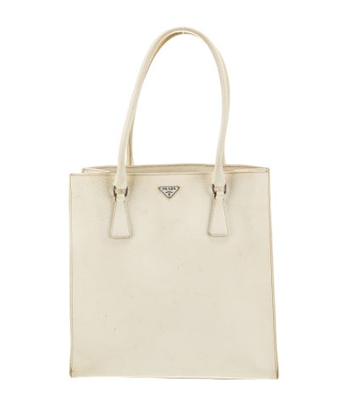 Prada Enameled Metal Triangle Shoulder Bag Vintage