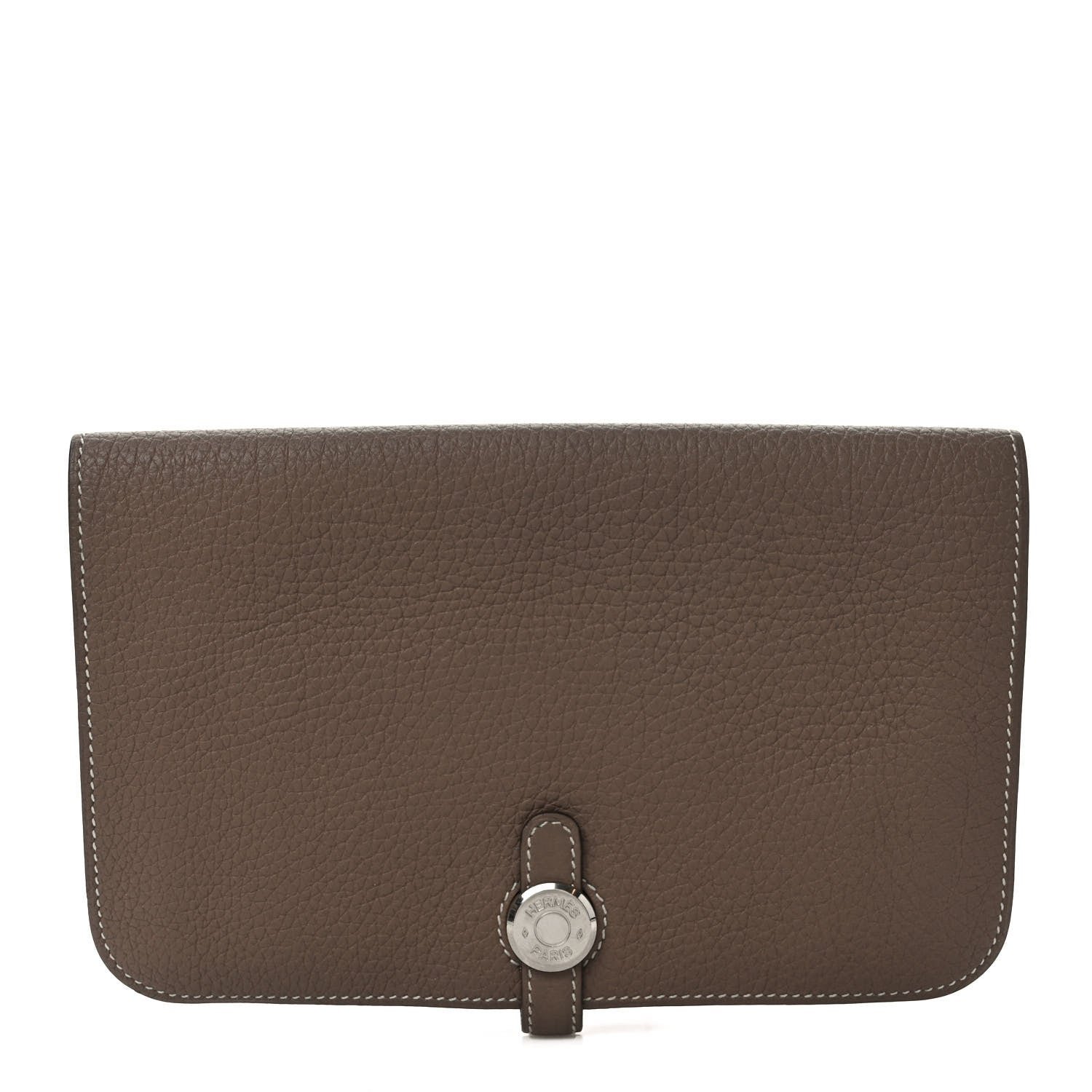 Hermes Togo Dogon Duo Wallet Etoupe