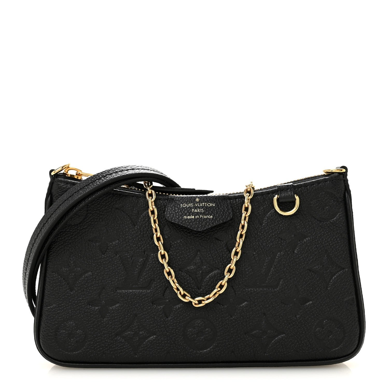 Louis Vuitton Empreinte Easy Pouch On Strap Black